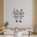 Ver imagem 3 de Adesivo de Parede Frase Pilates Cresce a Coluna Inspira Expira Kanto Store Adesivo de Parede Logo Ac