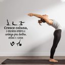 Ver imagem 4 de Adesivo de Parede Frase Pilates Cresce a Coluna Inspira Expira Kanto Store Adesivo de Parede Logo Ac