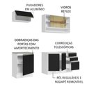 Ver mais imagens de Cozinha Completa 180008 Com Armário E Balcão Branco/Preto
