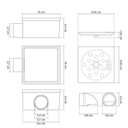 Ver imagem 3 de Ralo Seco Sifonado com Fecho 10x10 Cm