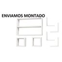 Ver imagem 3 de Kit 7 Peças Nichos Cubo L Prateleira Escritorio Sala Quarto - Compmovel