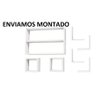 Kit 7 Peças Nichos Cubo L Prateleira Escritorio Sala Quarto - Compmovel - 3