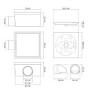 Ver imagem 4 de Ralo Seco Sifonado com Fecho 10x10 Cm