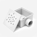Ver imagem 5 de Ralo Seco Sifonado com Fecho 10x10 Cm