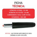 Ver imagem 4 de Pistão Cadeira Amortecedor Gas Gamer 50×28mm Classe3, Resistente.