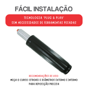 Ver imagem 5 de Pistão Cadeira Amortecedor Gas Gamer 50×28mm Classe3, Resistente.