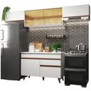 Ver imagem 3 de Armário de Cozinha Compacta Reims 260cm Branco Reims Madesa 03