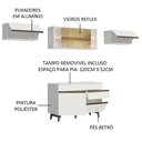 Ver imagem 5 de Armário de Cozinha Compacta Reims 260cm Branco Reims Madesa 03
