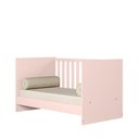 Ver imagem 5 de Berço Mini Cama Americano Doce Sonho Rosa Acetinado - Qmovi