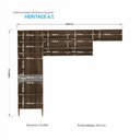 Ver imagem 3 de Cozinha Compacta 3 Pecas 6 Portas Heritage Havana