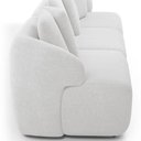 Ver mais imagens de Sofá 4 Lugares para Sala de Estar Living 288cm Arlo F04 Bouclê Off White - Lyam Decor