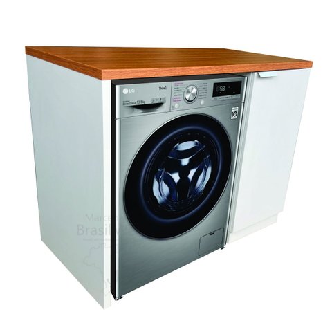 Bancada com Balcão para Embutir Lava e Seca