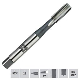 Macho para Máquina Hsse Unc N°4 X 40 Mt 280/3 - Din 2182 - Osg - 1 Macho para Máquina Hsse Unc N°4 X 40 Mt 280/3 - Din 2182 - Osg - 1