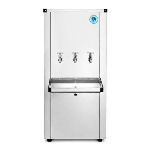 Bebedouro 110 Litros Aguagel Inox 3 Torneiras Geladas 127V