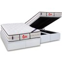 Ver imagem 1 de Cama Box Baú King: Colchão Molas Castor Pocket Gold Star Vitagel Classic + Base CRC Courano White(19