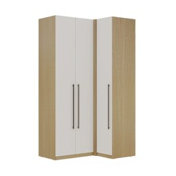 Guarda-roupa Modulado de Canto 100% Mdf 3 Gavetas Infinity - 3