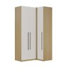 Guarda-roupa Modulado de Canto 100% Mdf 3 Gavetas Infinity - 3