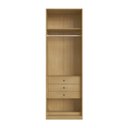 Ver imagem 7 de Guarda-roupa Modulado de Canto 100% Mdf 3 Gavetas Infinity