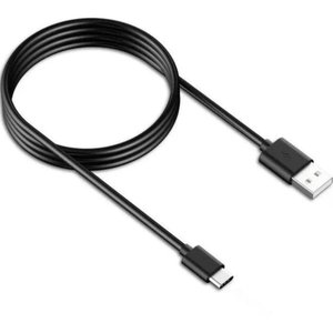 Cabo Usb 2.0 Type C Cabo de Carregamento e Dados 1m Preto