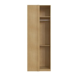 Guarda Roupa Modulado de Canto 3 Portas 3 Gavetas 100% MDF Infinity Savana Bege - 8 Guarda Roupa Modulado de Canto 3 Portas 3 Gavetas 100% MDF Infinity Savana Bege - 8