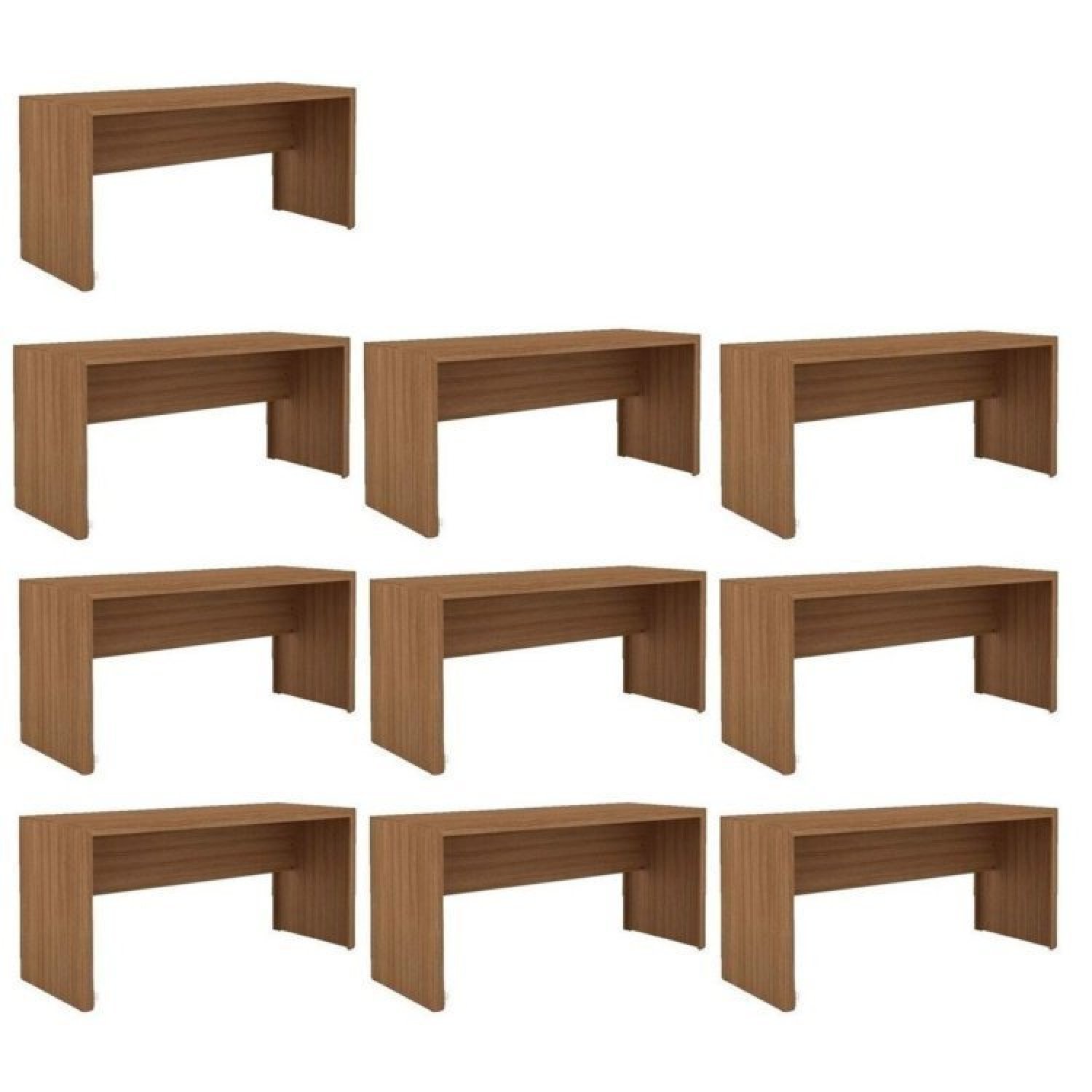 Kit 10 Escrivaninhas 163cm Me4109 - 2