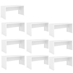 Kit 10 Escrivaninhas 163cm Me4109 - 2