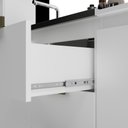Ver imagem 4 de Cozinha Completa Carol 11 Portas 3 Gavetas MDP Branco J Carvalho