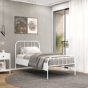 Ver imagem 7 de Cama Solteiro em Aço Tubular Xjulia Branco Yescasa
