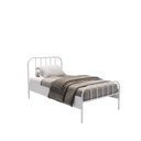 Ver imagem 2 de Cama Solteiro em Aço Tubular Xjulia Branco Yescasa