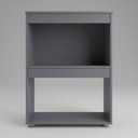 Ver imagem 6 de Armário Multiuso Ariana para Micro-Ondas e Cooktop Cozinha Pequena Cinza - Abmaza