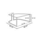 Ver imagem 4 de Base Poltrona Stella Industrial Dourada - D'Rossi