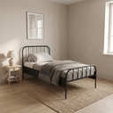 Ver imagem 1 de Cama Solteiro em Aço Tubular Julia Preto Yescasa