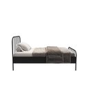 Ver imagem 5 de Cama Solteiro em Aço Tubular Julia Preto Yescasa