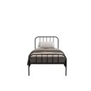 Ver imagem 6 de Cama Solteiro em Aço Tubular Julia Preto Yescasa