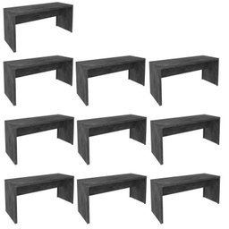 Kit 10 Escrivaninhas 163cm Me4109 - 2