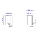 Ver imagem 3 de Lixeira Quadrada 5 Litros Inox 1005.qua.5.inx Deca