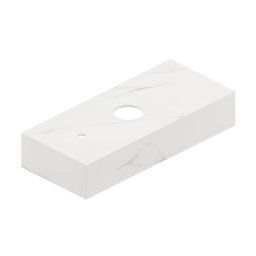 Bancada para Banheiro em Porcelanato Alto Padrão Portobello Linha Michelangelo 80x35x15cm Polido  - 2