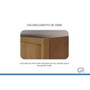 Ver imagem 6 de Guarda Roupa Casal Dante Plus 2PTS 3GV Cinamomo N. Horizonte