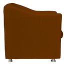 Ver imagem 2 de Poltrona Decorativa Tillak Tilla em Suede para Sala de Estar, Consultório e Recepção - Terra Cota