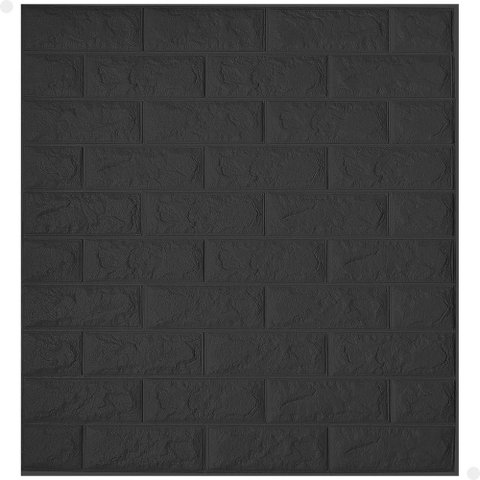 Kit 10 Painel 3D Revestimento de Parede Tijolinho Autocolante Lorben