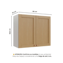 Ver imagem 3 de Aéreo 2 Portas 80cm Arizona CabeCasa MadeiraOriginals