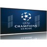 Quadro Champions League Futebol Decorativo 130x60 Moldura Preta 2x2 - 1
