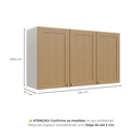 Ver imagem 2 de Aéreo 3 Portas 120cm Arizona CabeCasa MadeiraOriginals