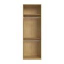 Ver imagem 4 de Guarda Roupa Modulado 2 Portas 100% MDF com 2 Cabideiros Infinity Savana/Branco Bege