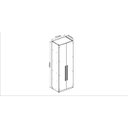 Ver imagem 6 de Guarda Roupa Modulado 2 Portas 100% MDF com 2 Cabideiros Infinity Savana/Branco Bege