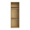 Ver imagem 4 de Guarda Roupa Modulado 2 Portas 100% MDF com 2 Cabideiros Infinity Savana/Branco Bege