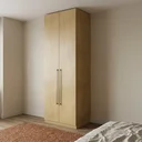 Ver imagem 1 de Guarda Roupa Modulado 2 Portas 100% MDF com 2 Cabideiros Infinity Savana Bege