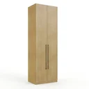 Ver imagem 2 de Guarda Roupa Modulado 2 Portas 100% MDF com 2 Cabideiros Infinity Savana Bege