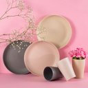 Ver imagem 2 de Kit 40 Bandejas para Restaurantes 27cm Casa de Eventos Bambu para Servir Porções Doces Salgados