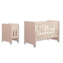 Ver imagem 4 de Berço Americano 4 em 1 Evolution Reller + 02 Colchões - Rosa